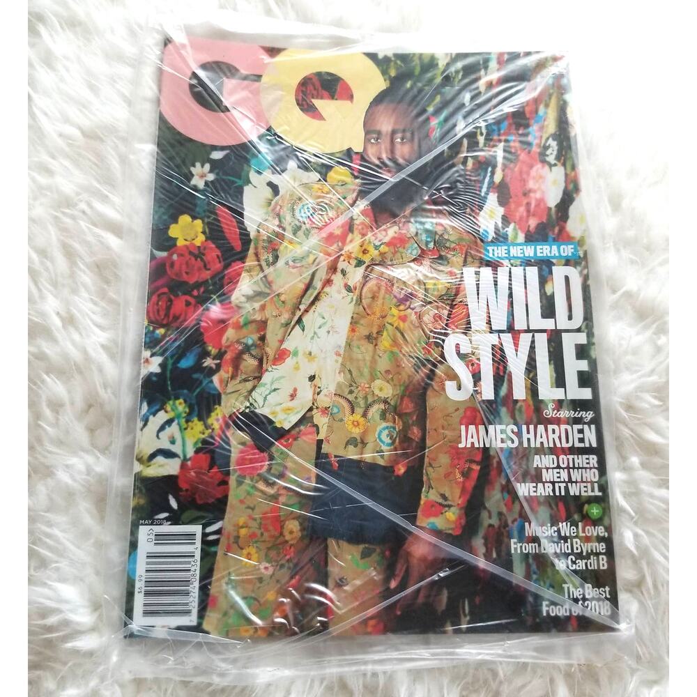 GQ Magazine James Harden cover NBA Basketball Fashion 2018